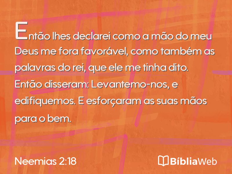 Neemias 2:18 em imagem para compartilhar