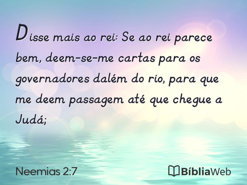 Neemias 2:7 em imagem para compartilhar