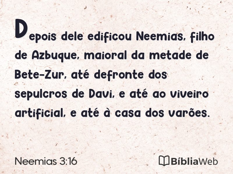 Neemias 3:16 em imagem para compartilhar