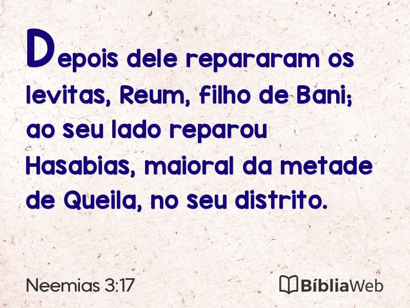 Neemias 3:17 em imagem para compartilhar