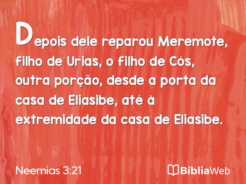 Neemias 3:21 em imagem para compartilhar