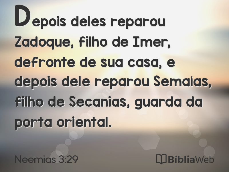 Neemias 3:29 em imagem para compartilhar