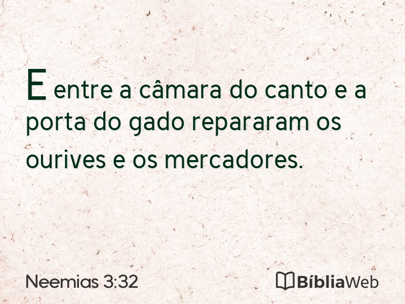 Neemias 3:32 em imagem para compartilhar