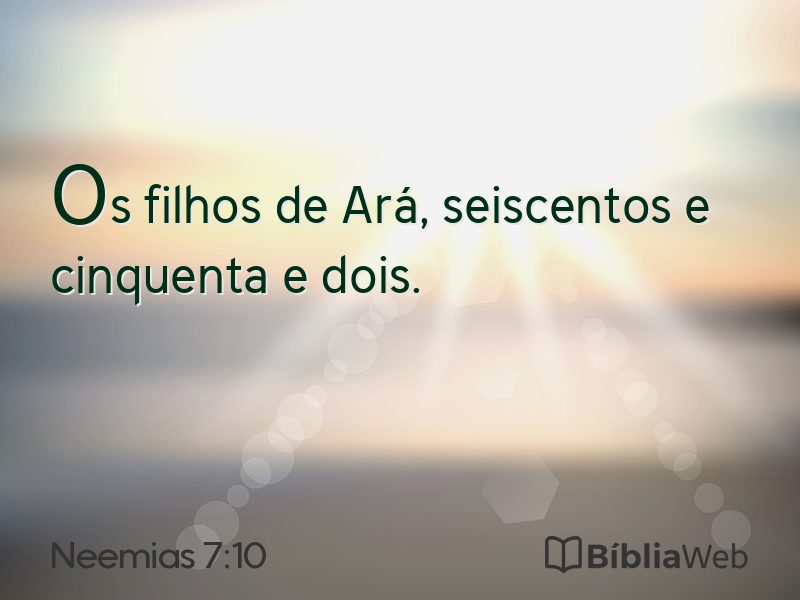 Neemias 7:10 em imagem para compartilhar