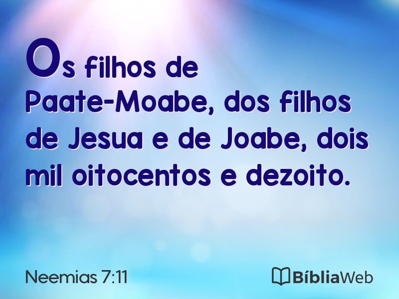 Neemias 7:11 em imagem para compartilhar