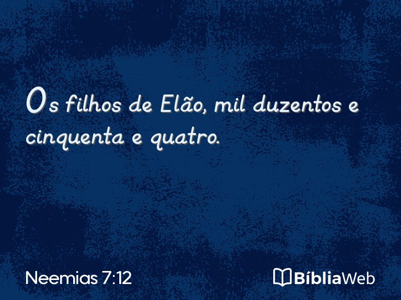 Neemias 7:12 em imagem para compartilhar