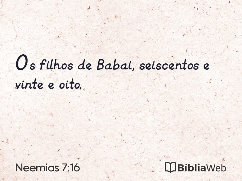 Neemias 7:16 em imagem para compartilhar