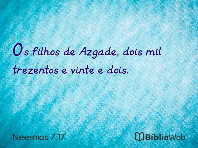 Neemias 7:17 em imagem para compartilhar