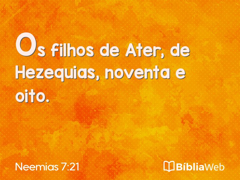 Neemias 7:21 em imagem para compartilhar