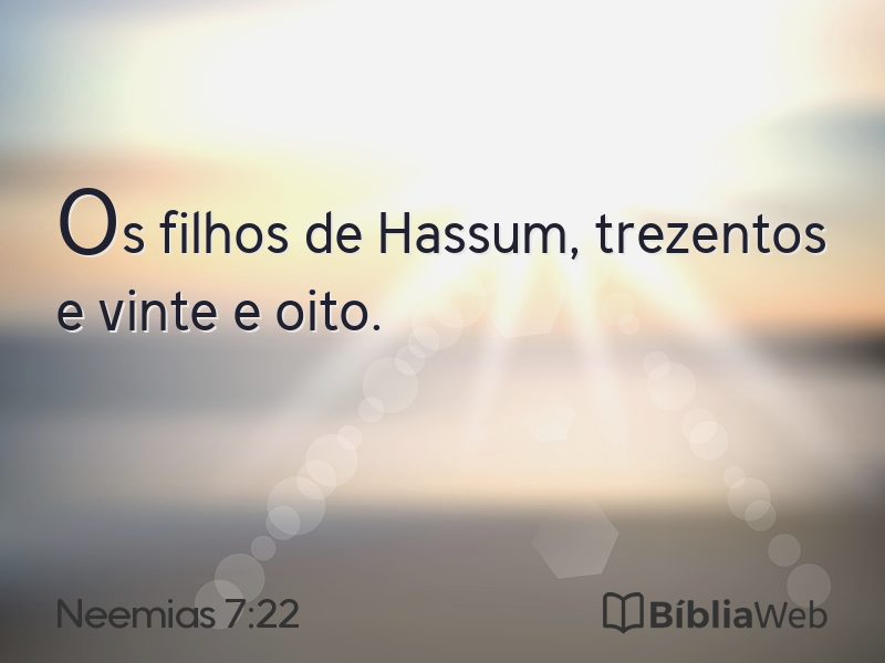 Neemias 7:22 em imagem para compartilhar