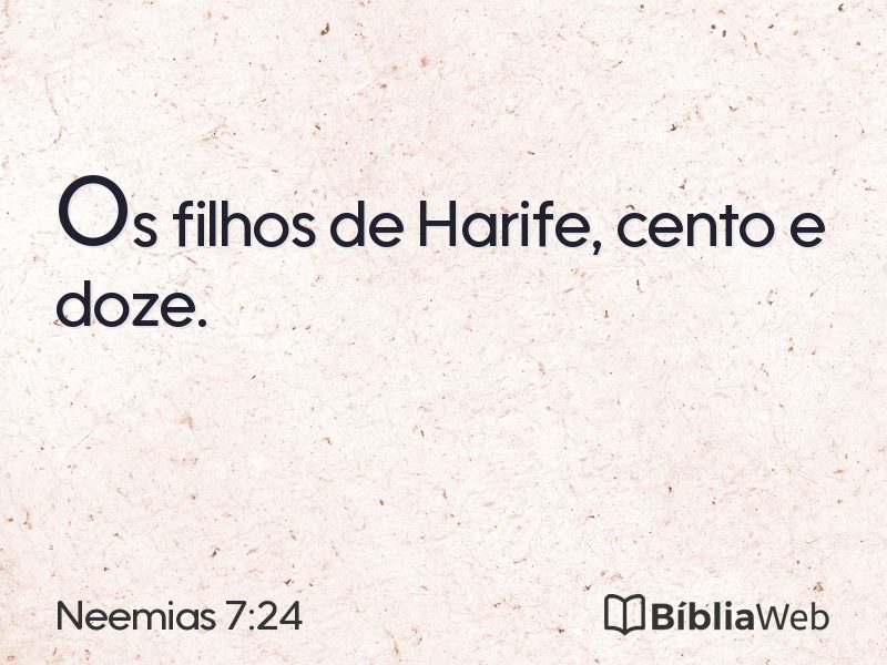 Neemias 7:24 em imagem para compartilhar