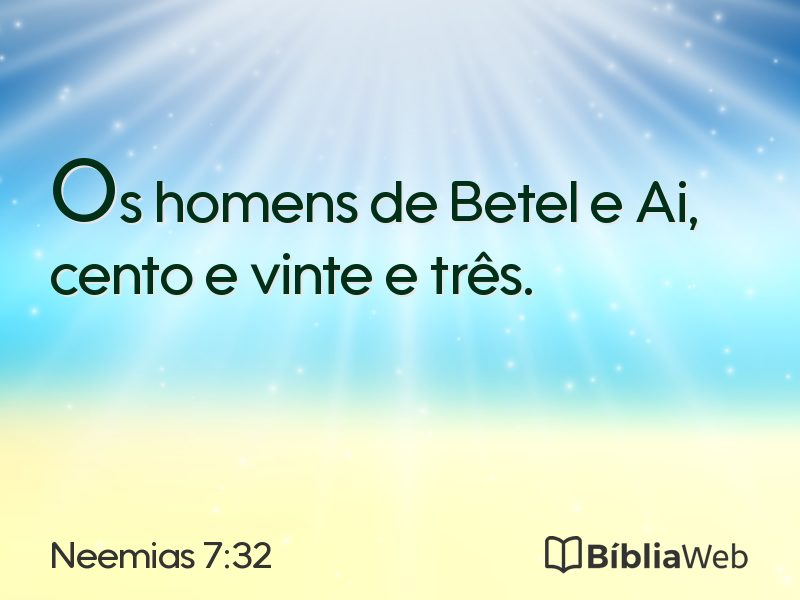 Neemias 7:32 em imagem para compartilhar