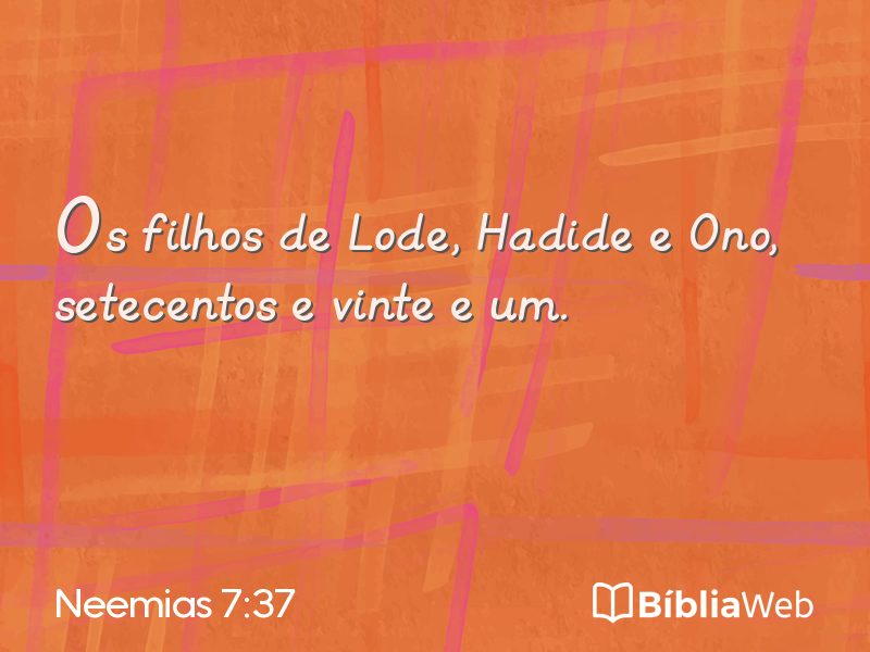 Neemias 7:37 em imagem para compartilhar