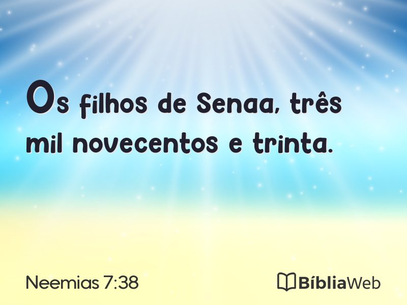 Neemias 7:38 em imagem para compartilhar