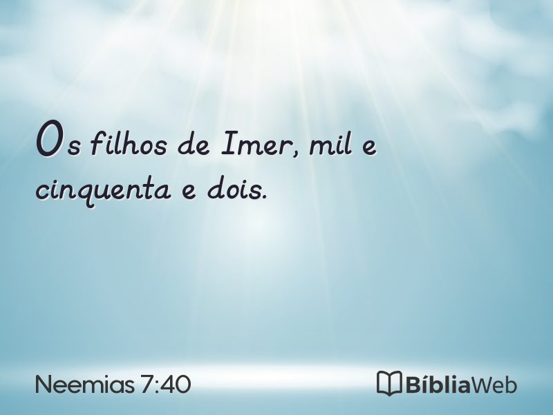 Neemias 7:40 em imagem para compartilhar