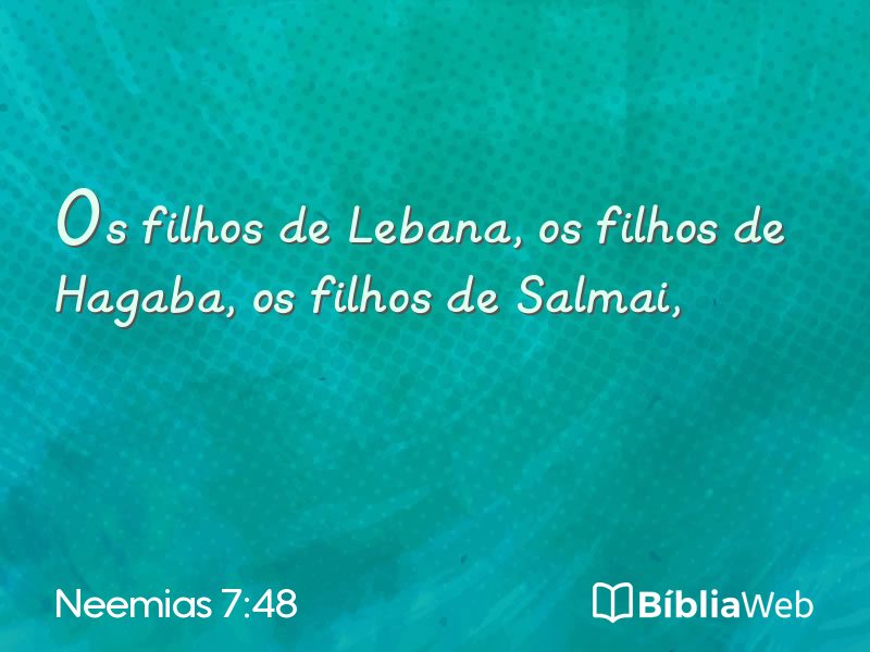 Neemias 7:48 em imagem para compartilhar