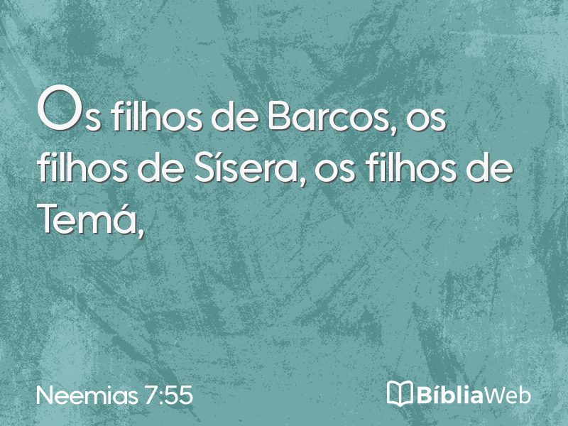 Neemias 7:55 em imagem para compartilhar