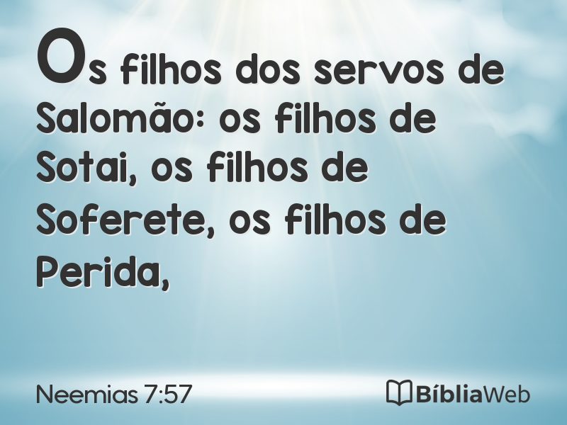 Neemias 7:57 em imagem para compartilhar