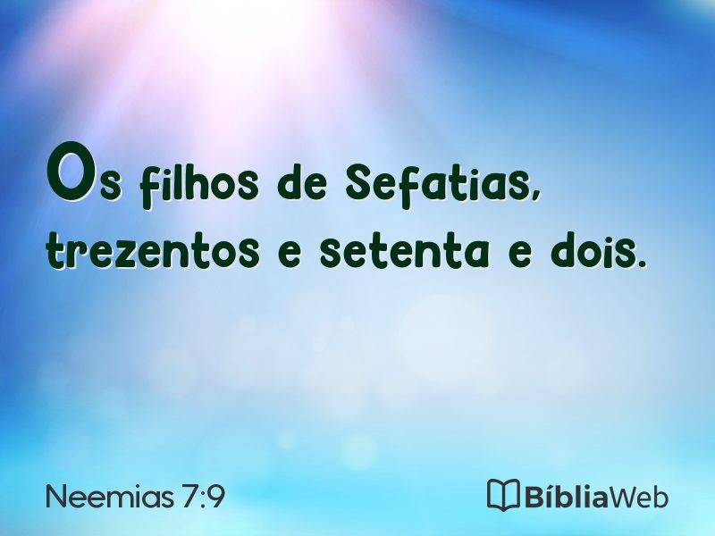 Neemias 7:9 em imagem para compartilhar