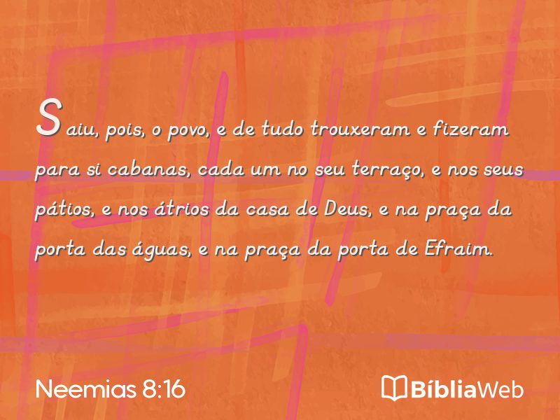 Neemias 8:16 em imagem para compartilhar
