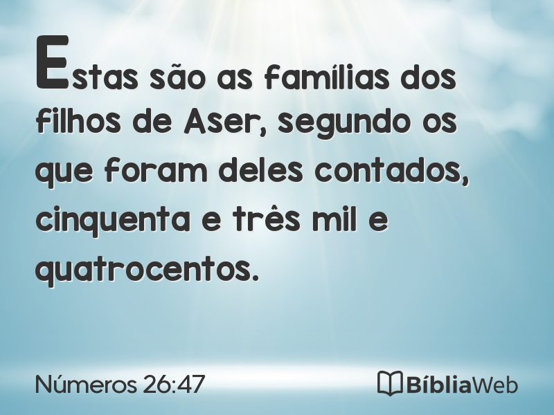 Números 26:47 em imagem para compartilhar