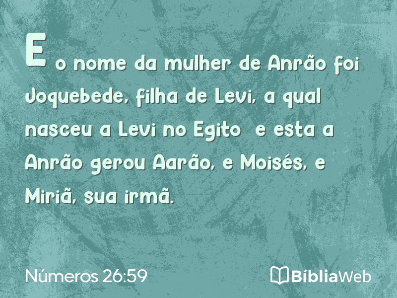Números 26:59 em imagem para compartilhar