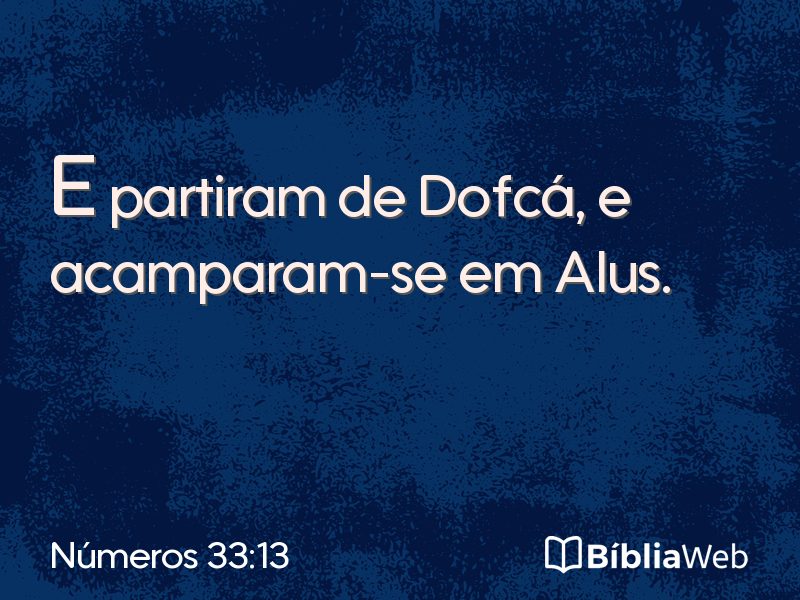 Números 33:13 em imagem para compartilhar