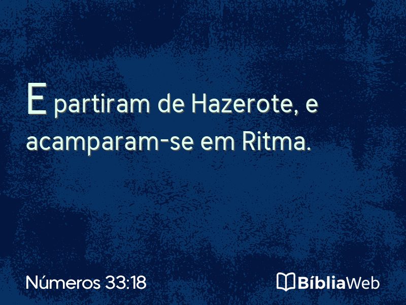 Números 33:18 em imagem para compartilhar