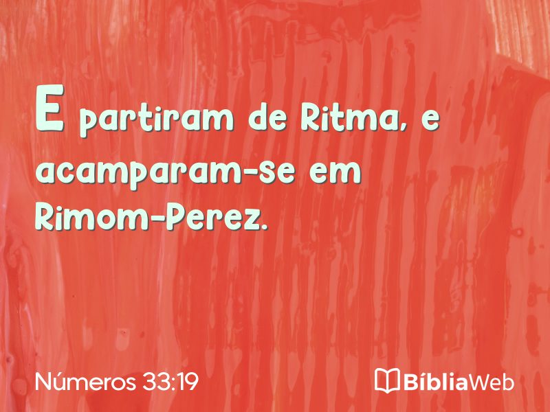 Números 33:19 em imagem para compartilhar