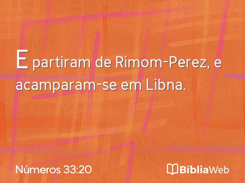 Números 33:20 em imagem para compartilhar