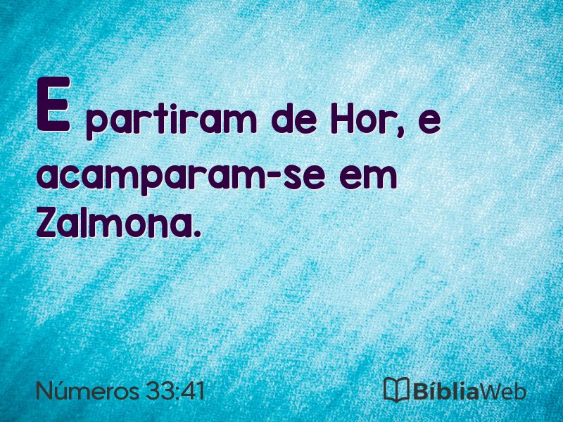 Números 33:41 em imagem para compartilhar