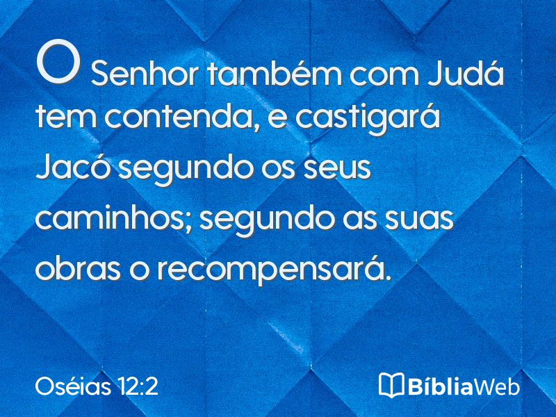 Oséias 12:2 em imagem para compartilhar