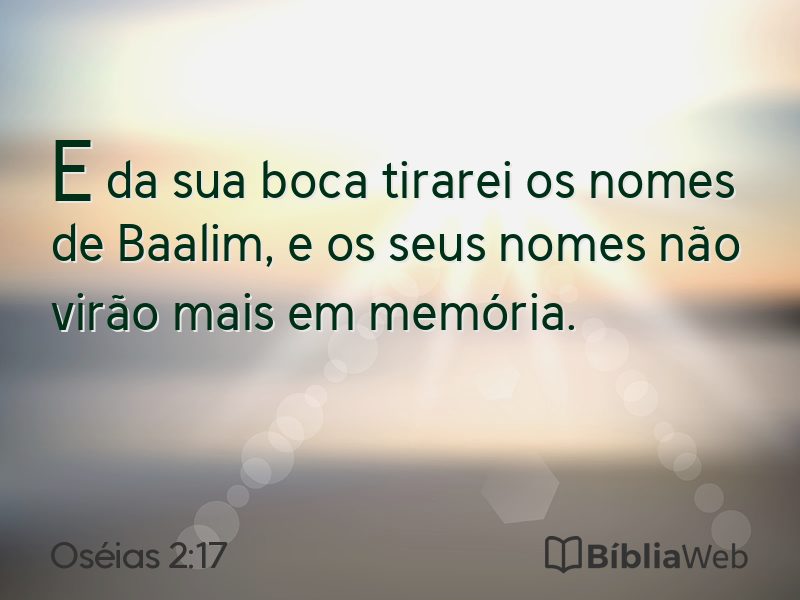 Oséias 2:17 em imagem para compartilhar