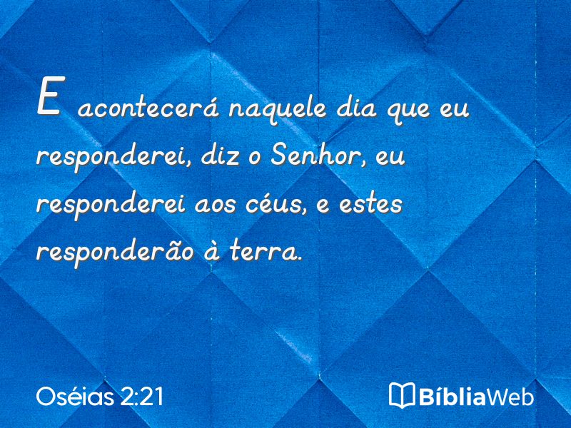 Oséias 2:21 em imagem para compartilhar