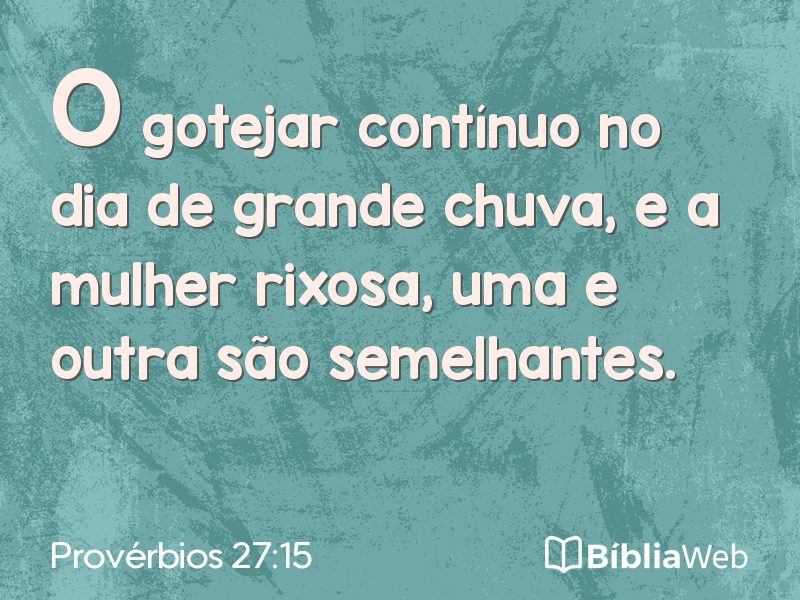 Provérbios 27:15 em imagem para compartilhar