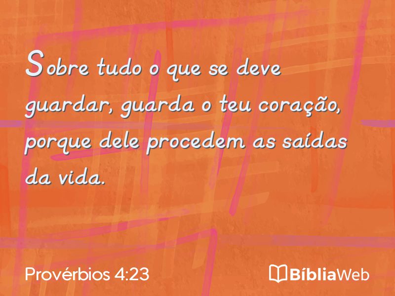 Provérbios 4:23 em imagem para compartilhar