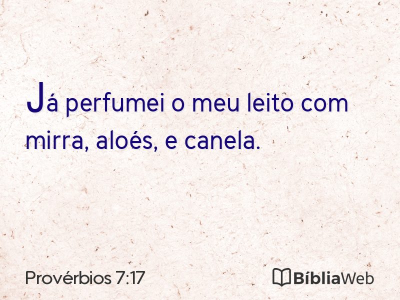 Provérbios 7:17 em imagem para compartilhar