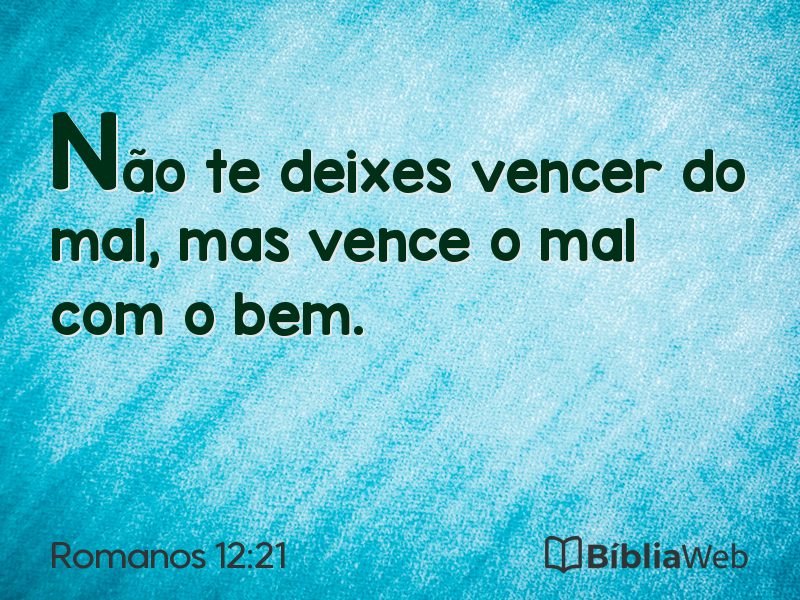 Romanos 12:21 em imagem para compartilhar