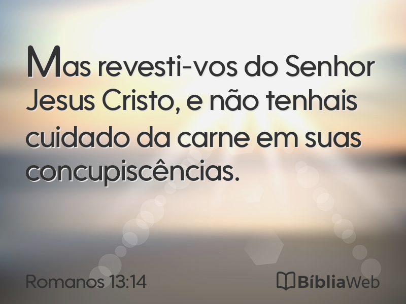 Romanos 13:14 em imagem para compartilhar