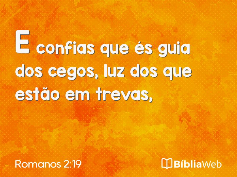 Romanos 2:19 em imagem para compartilhar
