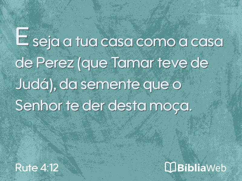 Rute 4:12 em imagem para compartilhar
