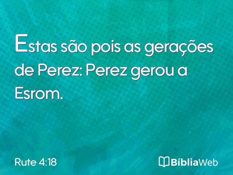 Rute 4:18 em imagem para compartilhar
