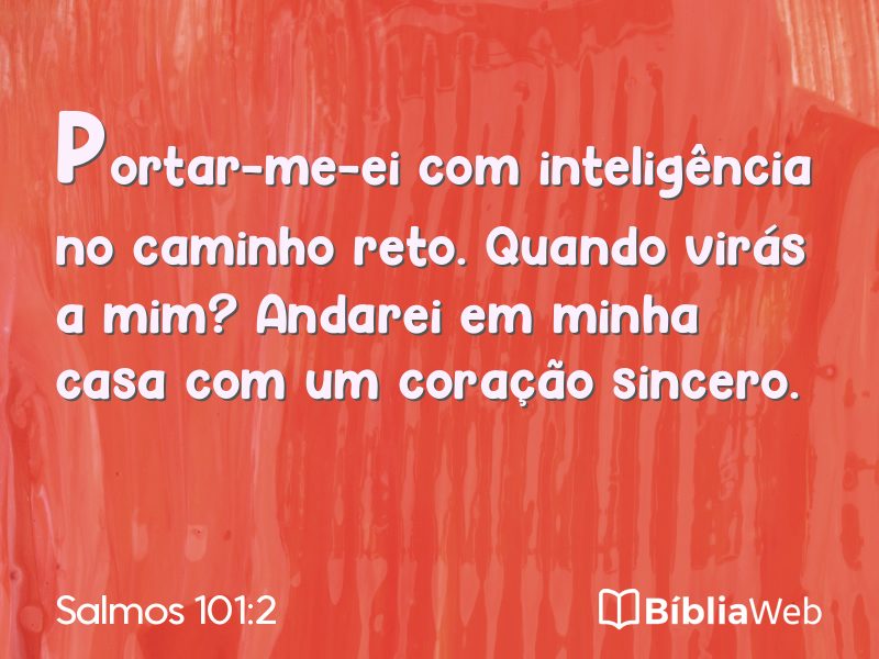Salmos 101:2 em imagem para compartilhar