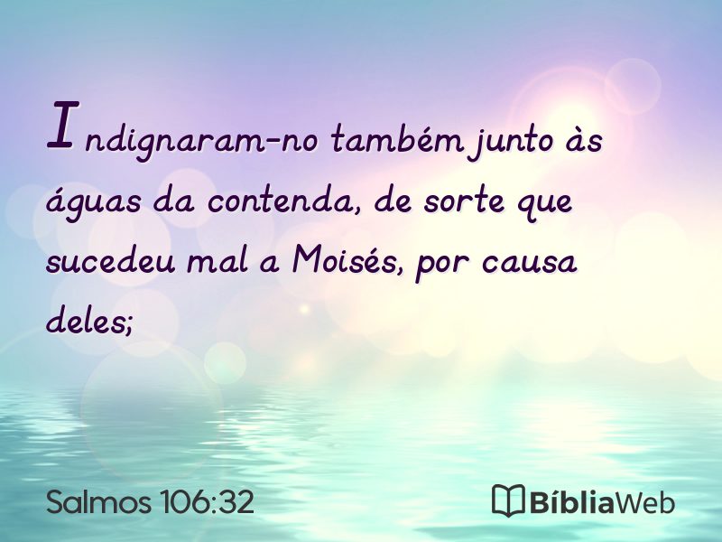 Salmos 106:32 em imagem para compartilhar