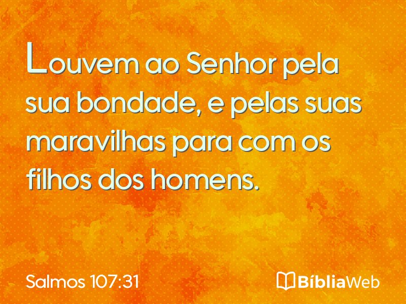 Salmos 107:31 em imagem para compartilhar