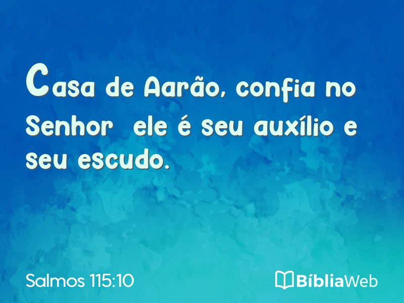 Salmos 115:10 em imagem para compartilhar