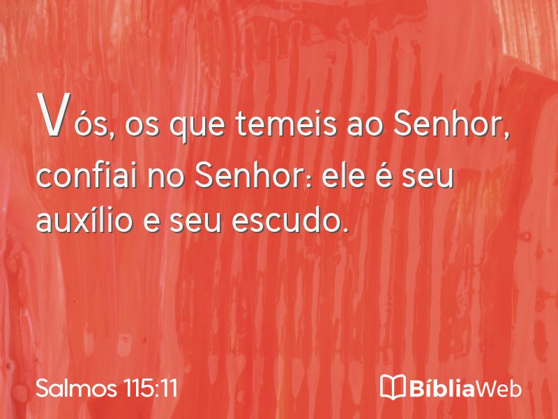 Salmos 115:11 em imagem para compartilhar