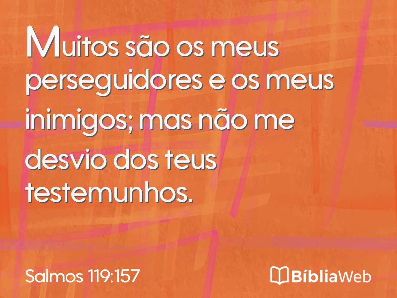 Salmos 119:157 em imagem para compartilhar