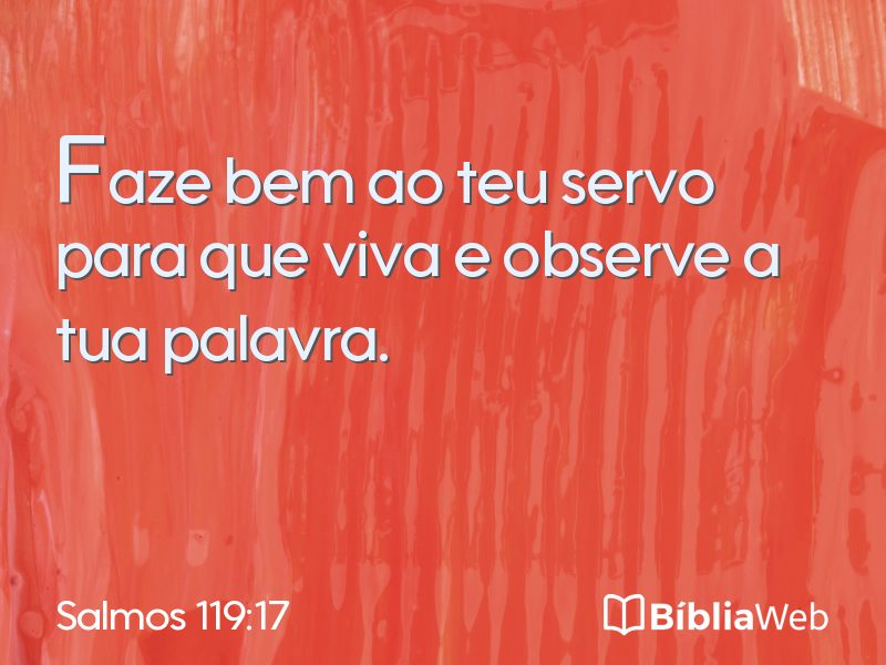 Salmos 119:17 em imagem para compartilhar