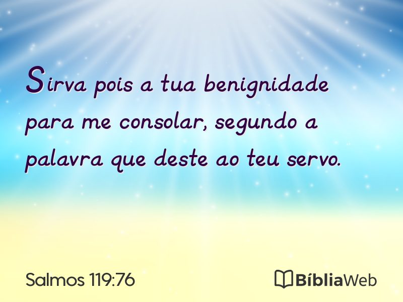 Salmos 119:76 em imagem para compartilhar